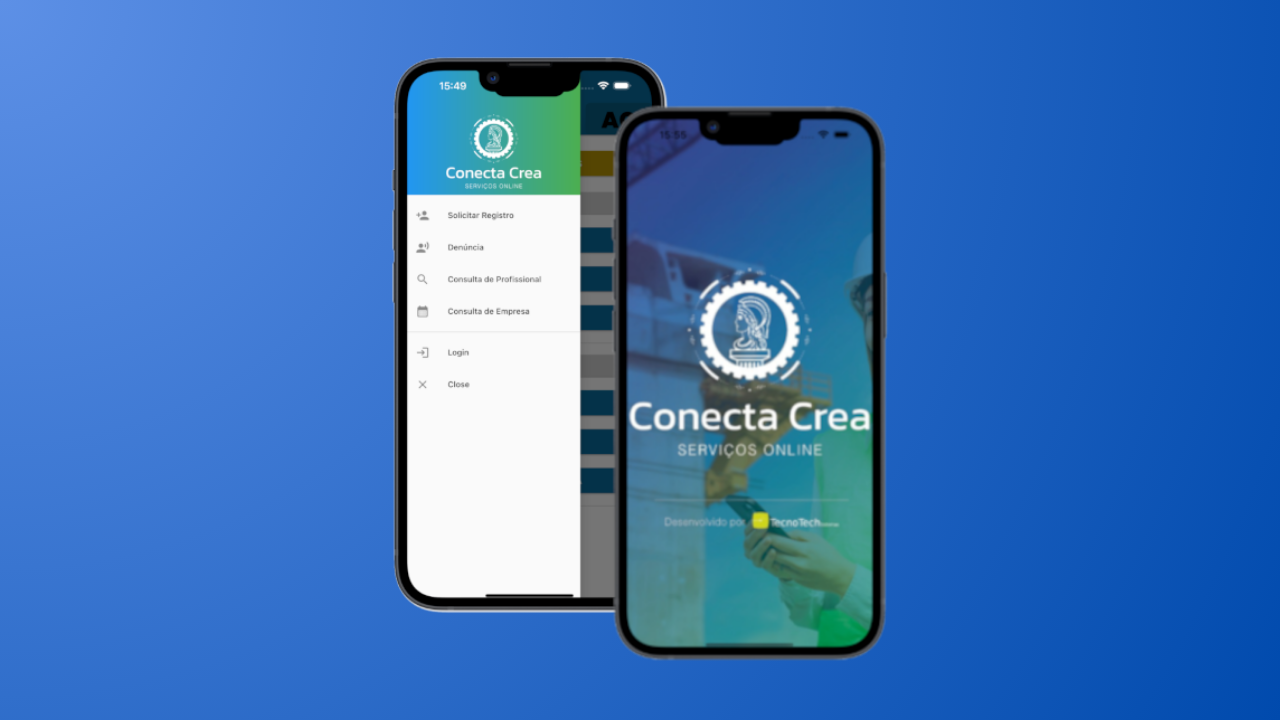 Novo aplicativo Conecta CREA já disponível para iOS e Android.