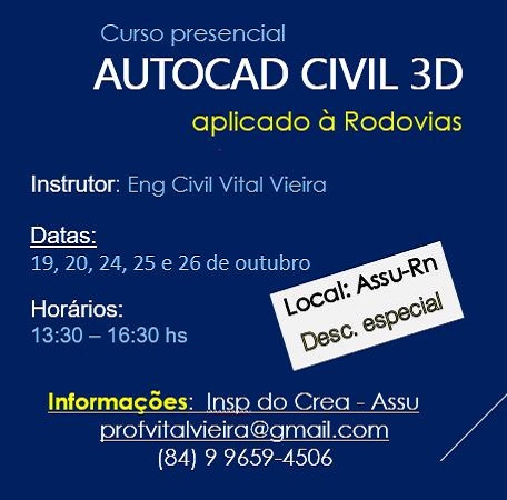 AUTOCAD CIVIL 3D APLICADO À RODOVIAS (VITAL VIEIRA)